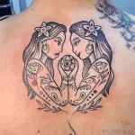 Фото тату знак зодиака 17.02.22 №0114 - Photo tattoo zodiac sign tatufoto.com