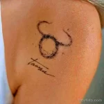 Фото тату знак зодиака 17.02.22 №0138 - Photo tattoo zodiac sign tatufoto.com