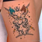 Фото тату знак зодиака 17.02.22 №0139 - Photo tattoo zodiac sign tatufoto.com