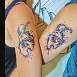 Фото тату знак зодиака 17.02.22 №0202 - Photo tattoo zodiac sign tatufoto.com