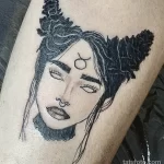 Фото тату знак зодиака 17.02.22 №0212 - Photo tattoo zodiac sign tatufoto.com