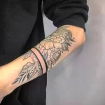 Фото тату манжет 16.02.22 №0010 - cuff tattoo tatufoto.com