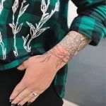 Фото тату манжет 16.02.22 №0071 - cuff tattoo tatufoto.com