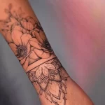 Фото тату манжет 16.02.22 №0097 - cuff tattoo tatufoto.com