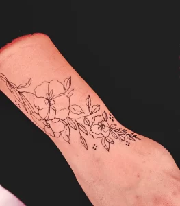 Фото тату манжет 16.02.22 №0098 - cuff tattoo tatufoto.com