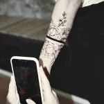 Фото тату манжет 16.02.22 №0129 - cuff tattoo tatufoto.com
