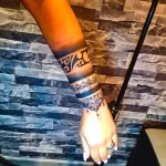 Фото тату манжет 16.02.22 №0137 - cuff tattoo tatufoto.com