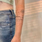 Фото тату манжет 16.02.22 №0138 - cuff tattoo tatufoto.com