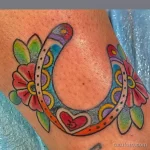 Фото тату подкова 17.02.22 №0039 - horseshoe tattoo tatufoto.com