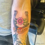 Фото тату подкова 17.02.22 №0127 - horseshoe tattoo tatufoto.com