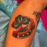 Фото тату подкова 17.02.22 №0136 - horseshoe tattoo tatufoto.com