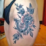 Фото тату подкова 17.02.22 №0147 - horseshoe tattoo tatufoto.com
