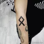 Фото тату руны 17.02.22 №0107 - Rune tattoo tatufoto.com