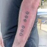 Фото тату руны 17.02.22 №0145 - Rune tattoo tatufoto.com