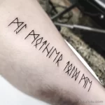 Фото тату руны 17.02.22 №0186 - Rune tattoo tatufoto.com