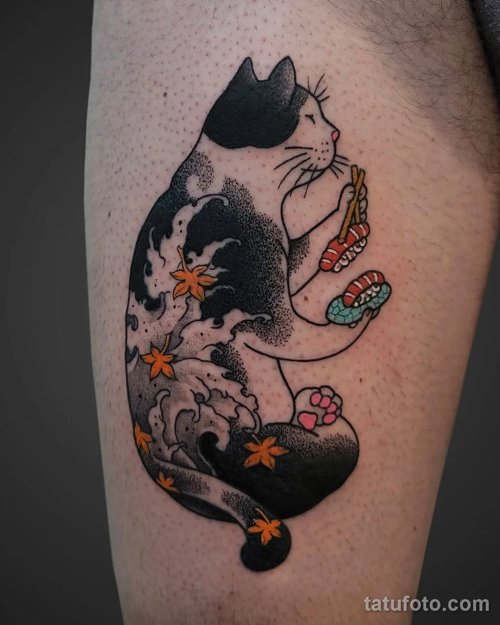 Фото цветного рисунка тату 13.02.22 №0103 — color drawing tattoo tatufoto.com