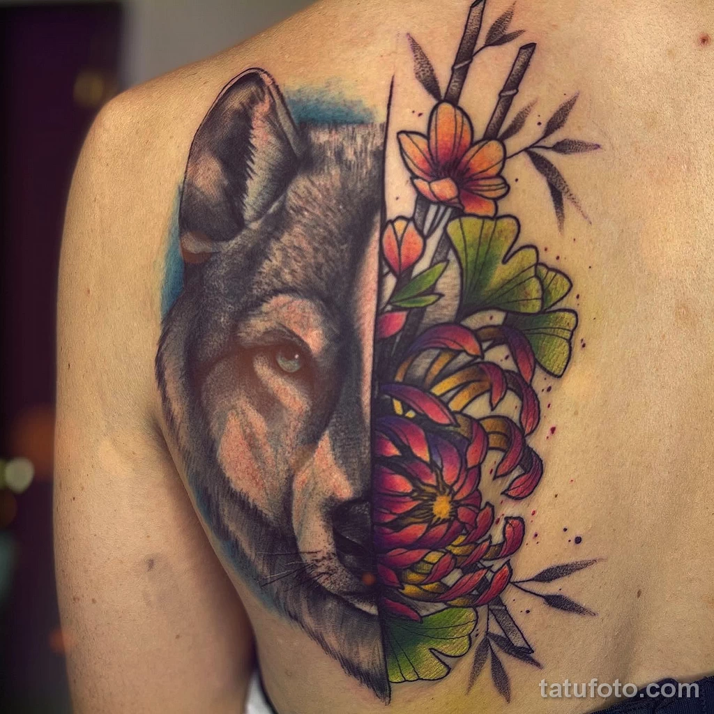 Фото цветного рисунка тату 13.02.22 №0131 — color drawing tattoo tatufoto.com