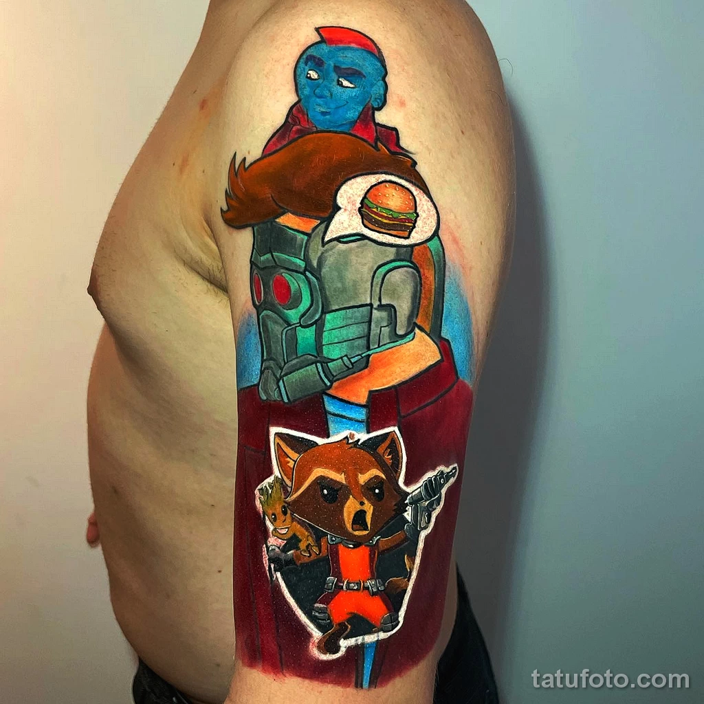 Фото цветного рисунка тату 13.02.22 №0138 — color drawing tattoo tatufoto.com