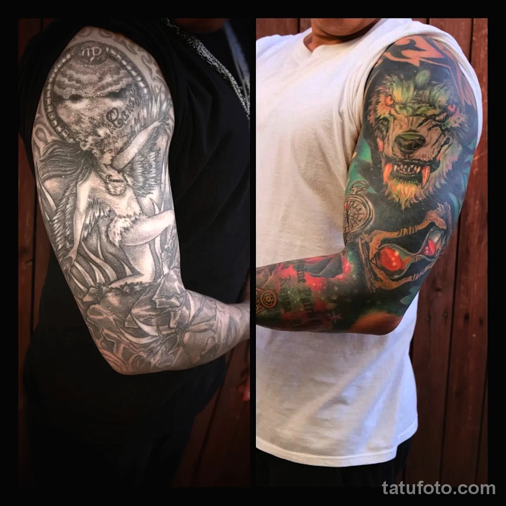 Фото цветного рисунка тату 13.02.22 №0161 — color drawing tattoo tatufoto.com