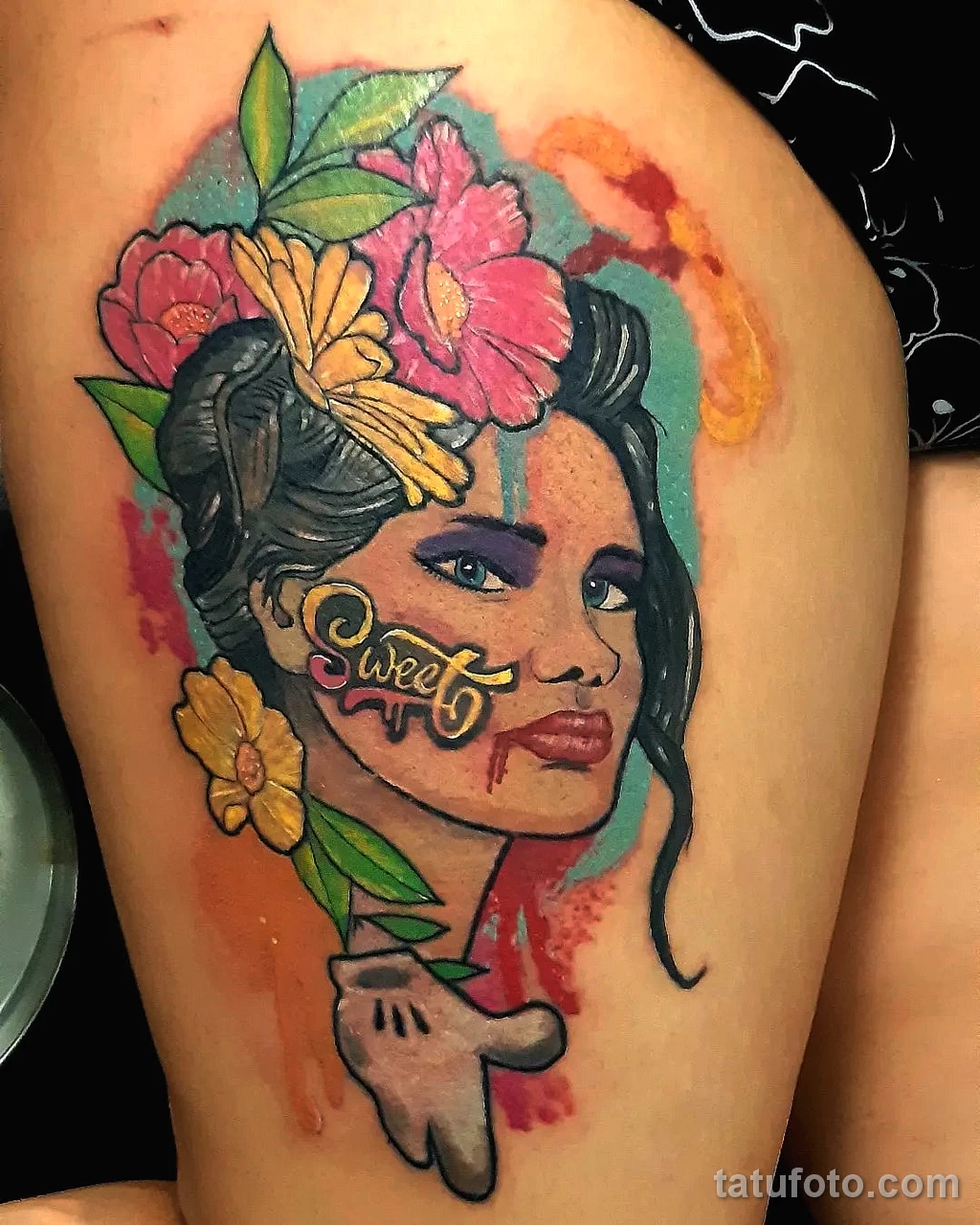 Фото цветного рисунка тату 13.02.22 №0179 — color drawing tattoo tatufoto.com