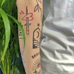 Фото эскизных тату 16.02.22 №0103 - hand poke tattoo tatufoto.com