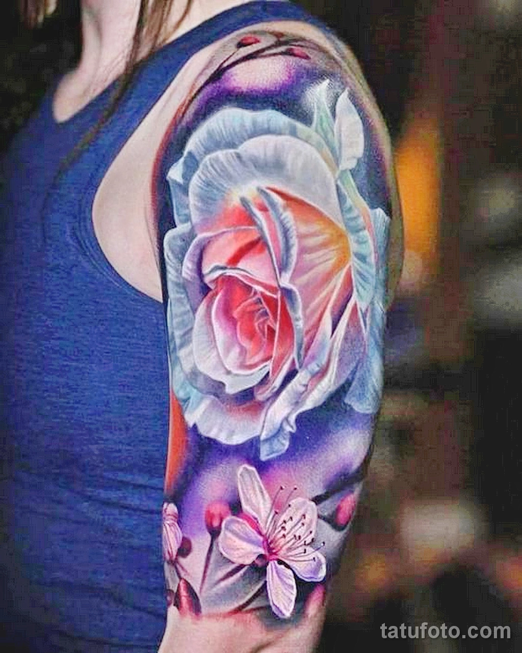 красивые цветные тату 13.02.22 №0002 - color drawing tattoo tatufoto.com