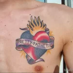 тату сердце для мужчин 06.02.22 №0011 - heart tattoo tatufoto.com