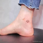 тату сердце на ноге 06.02.22 №0004 - heart tattoo tatufoto.com