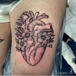 фото тату с рисунком сердца 05.02.22 №0146 - heart tattoo photo tatufoto.com