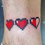 фото тату с рисунком сердца 05.02.22 №0246 - heart tattoo photo tatufoto.com
