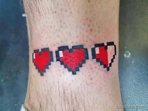 фото тату с рисунком сердца 05.02.22 №0246 - heart tattoo photo tatufoto.com
