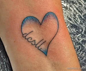 фото тату с рисунком сердца 05.02.22 №0248 - heart tattoo photo tatufoto.com
