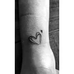 фото тату с рисунком сердца 05.02.22 №0249 - heart tattoo photo tatufoto.com