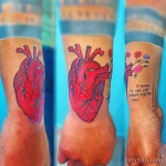 фото тату с рисунком сердца 05.02.22 №0579 - heart tattoo photo tatufoto.com