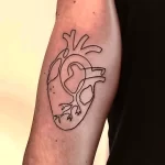 фото тату с рисунком сердца 05.02.22 №0696 - heart tattoo photo tatufoto.com