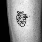 фото тату с рисунком сердца 05.02.22 №0888 - heart tattoo photo tatufoto.com