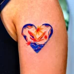 фото тату с рисунком сердца 05.02.22 №1140 - heart tattoo photo tatufoto.com