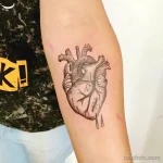 фото тату с рисунком сердца 05.02.22 №1379 - heart tattoo photo tatufoto.com
