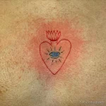 фото тату с рисунком сердца 05.02.22 №1440 - heart tattoo photo tatufoto.com