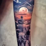 Прикольный вариант тату фото 16.03.22 №0244 - Cool version of the tattoo tatufoto.com