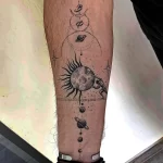Фото тату планета Земля 28.03.22 №0697 - planet earth tattoo tatufoto.com