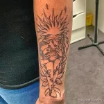 Фото тату планета Земля 28.03.22 №0809 - planet earth tattoo tatufoto.com