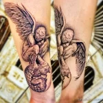 Фото тату планета Земля 28.03.22 №0905 - planet earth tattoo tatufoto.com
