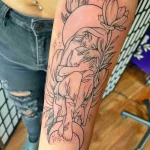 Фото тату планета Земля 28.03.22 №1042 - planet earth tattoo tatufoto.com