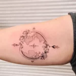 Фото тату планета Земля 28.03.22 №1375 - planet earth tattoo tatufoto.com