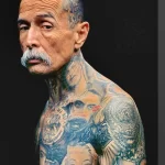 татуировки в старости фото 21.03.22 №0016 - old age tattoos tatufoto.com