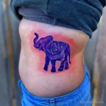 Женские тату - Акварель 19.04.22 №0004 - Female tattoos - Watercolor tatufoto.com