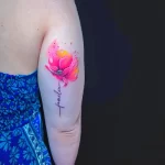 Женские тату - Акварель 19.04.22 №0006 - Female tattoos - Watercolor tatufoto.com