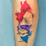 Женские тату - Акварель 19.04.22 №0012 - Female tattoos - Watercolor tatufoto.com