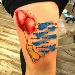 Женские тату - Акварель 19.04.22 №0018 - Female tattoos - Watercolor tatufoto.com